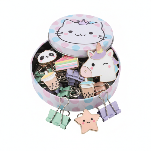 Kawaii Binder Clip Set