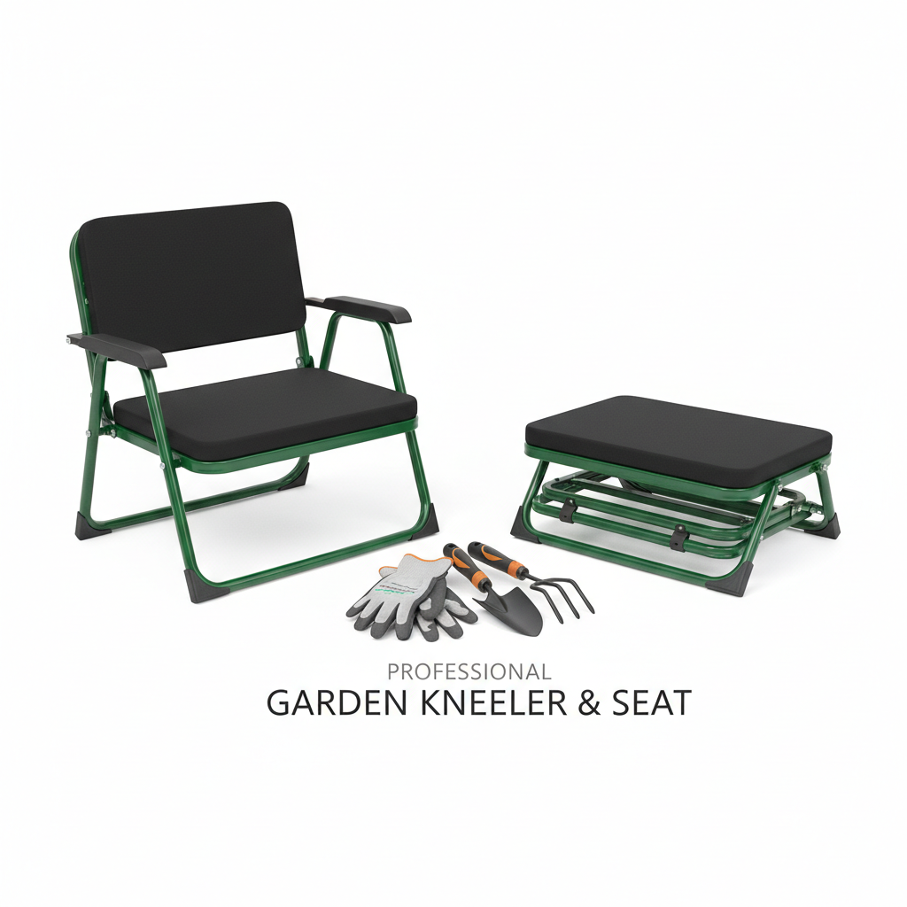Garden Kneeler & Seat Bench 2-in-1