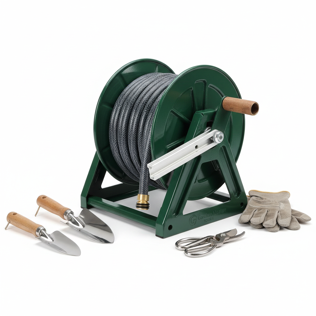Wall Mount Garden Hose Reel 100-Foot
