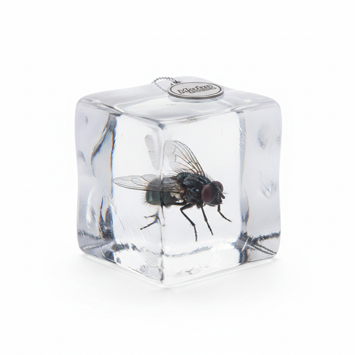 Fake Ice Cube with Fly Drink Prank
