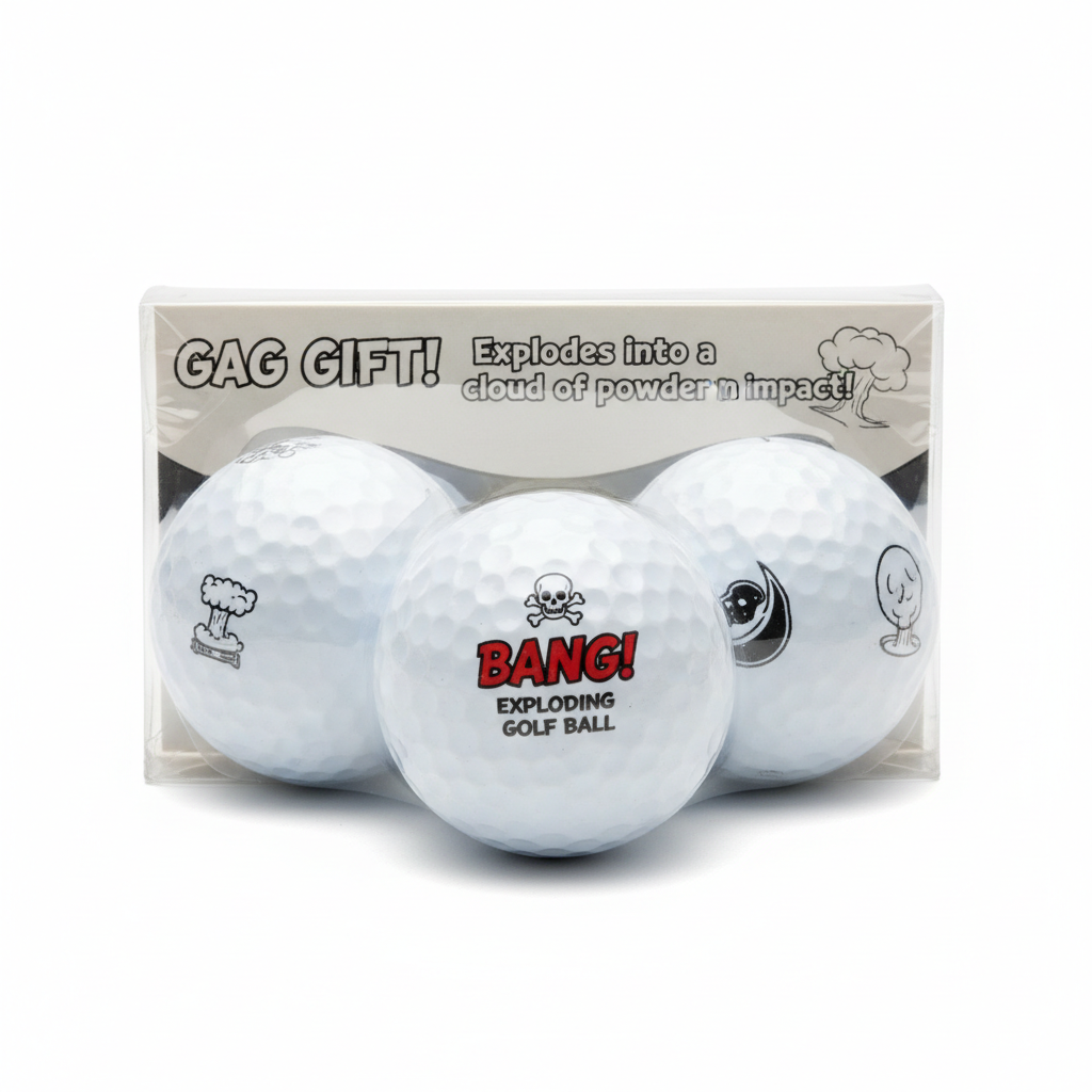 Exploding Golf Ball Set 3pc