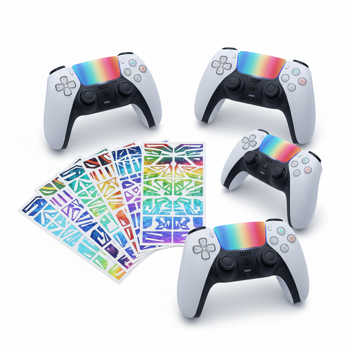 PS5 Controller LED Light Bar Sticker Set