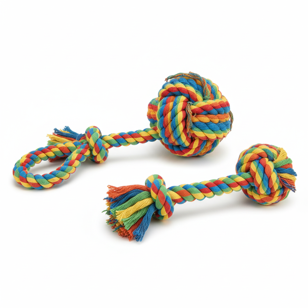Dog Rope Chew Toy Set 3pc