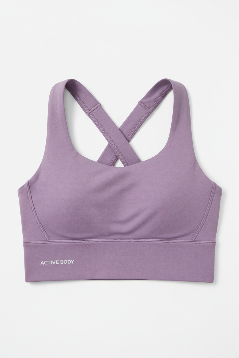 Women's Longline Padded Sports Bra