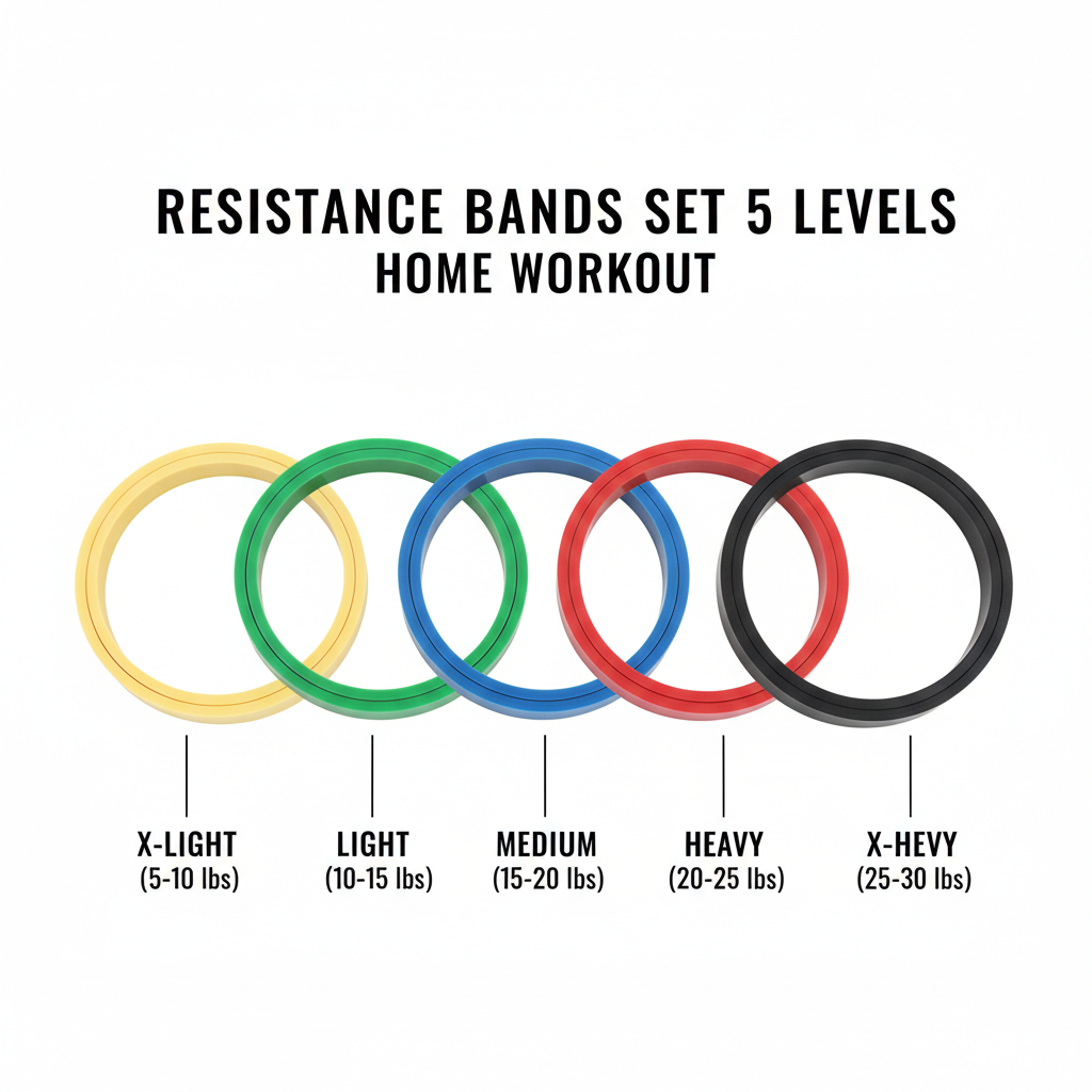 Resistance Bands Set 5 Levels