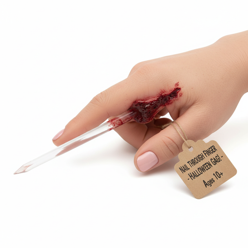 Prank Nail Through Finger