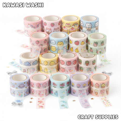 Kawaii Washi Tape Set