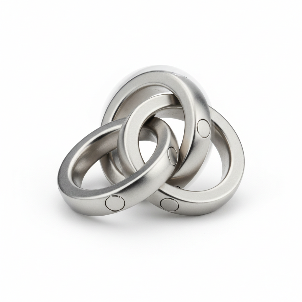 Magnetic Fidget Rings Set