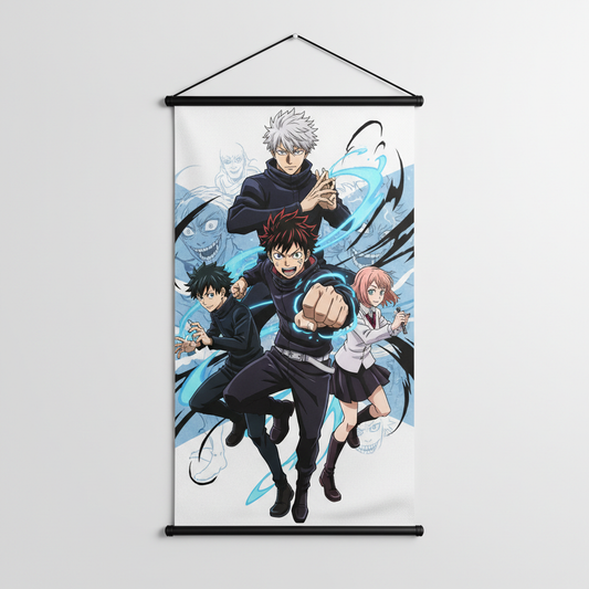 Jujutsu Kaisen Anime Wall Scroll Tapestry