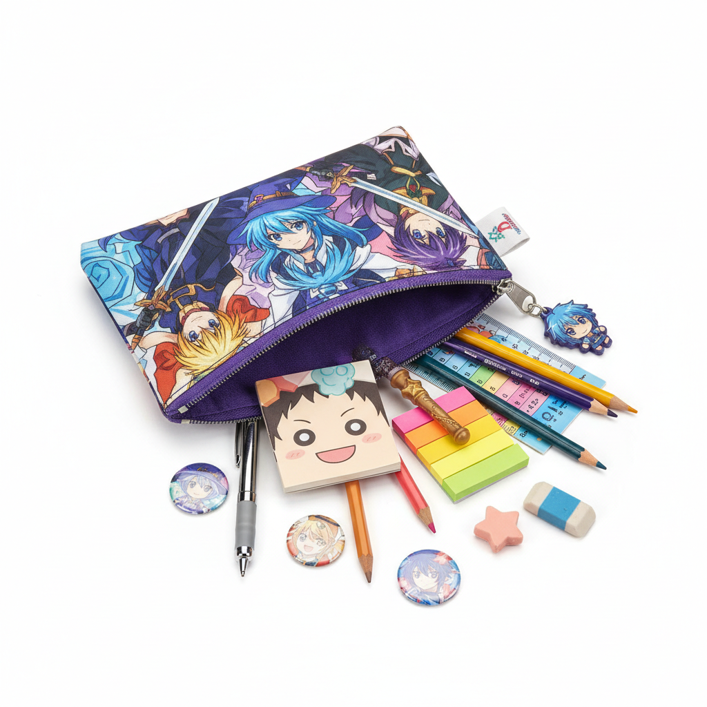 Anime Zipper Pouch