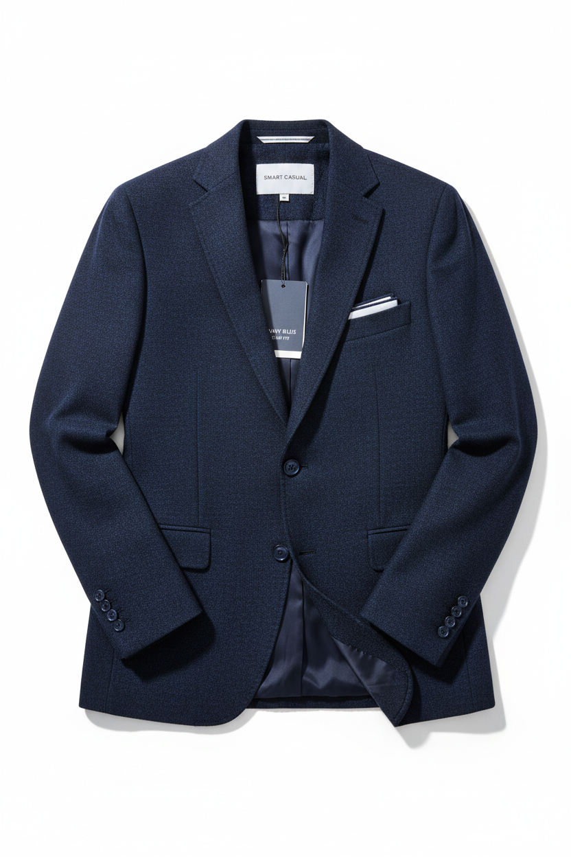 Men's Slim Fit Navy Blazer
