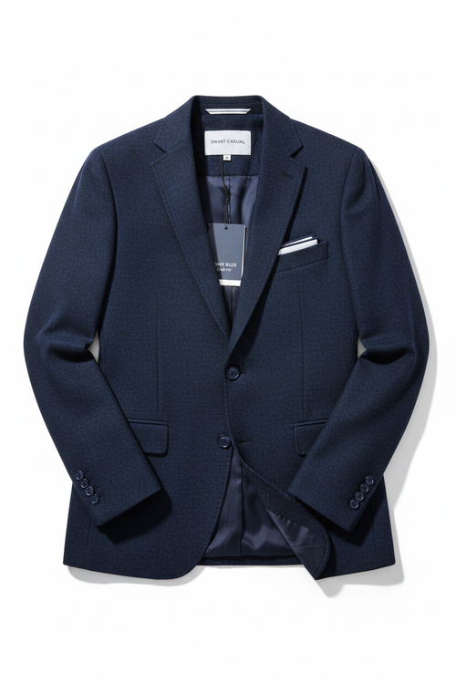 Men's Slim Fit Navy Blazer