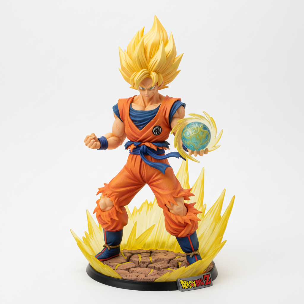 Goku Super Saiyan Statue Front