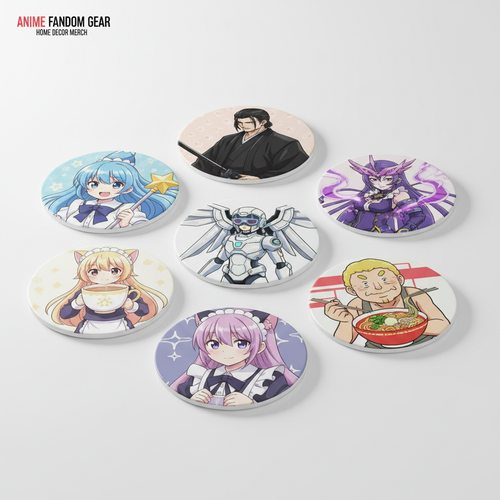 Anime Coaster Set
