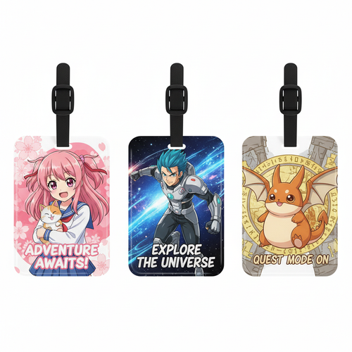 Anime Luggage Tag Set