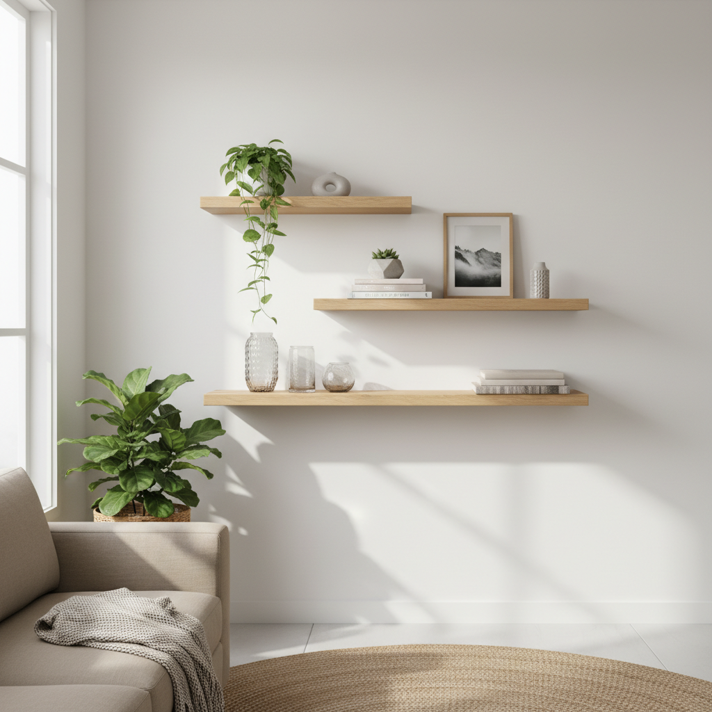 Floating Wall Shelf Set