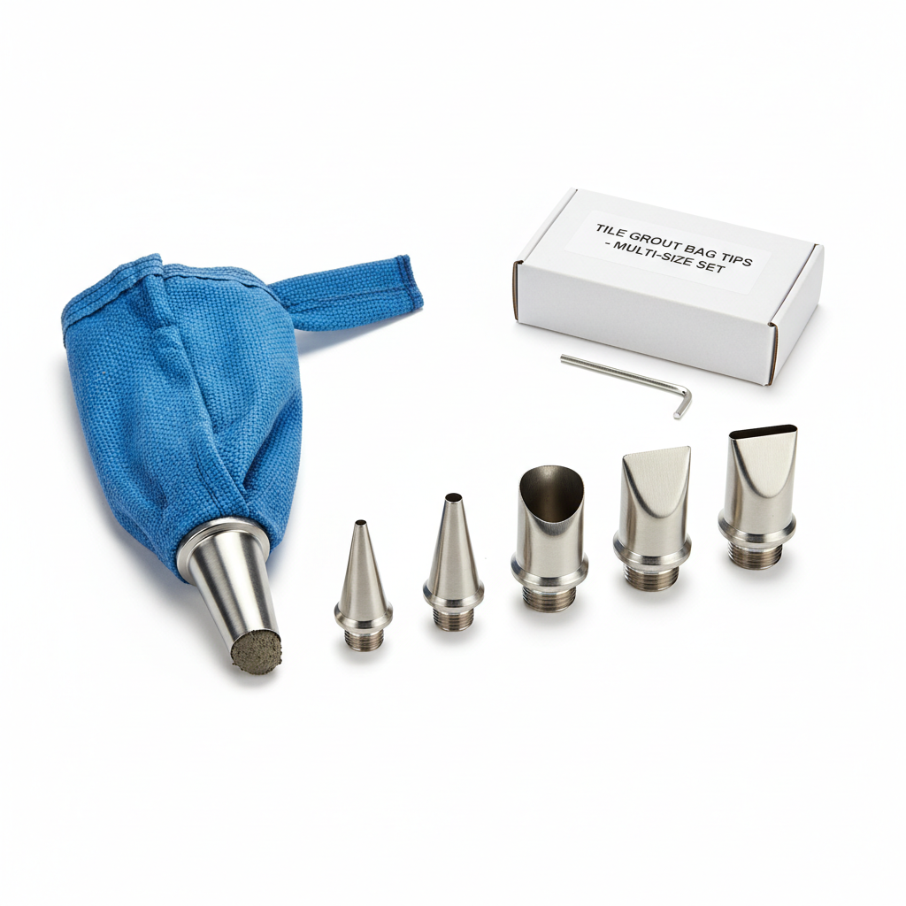 Grout Bag Replacement Tips Set
