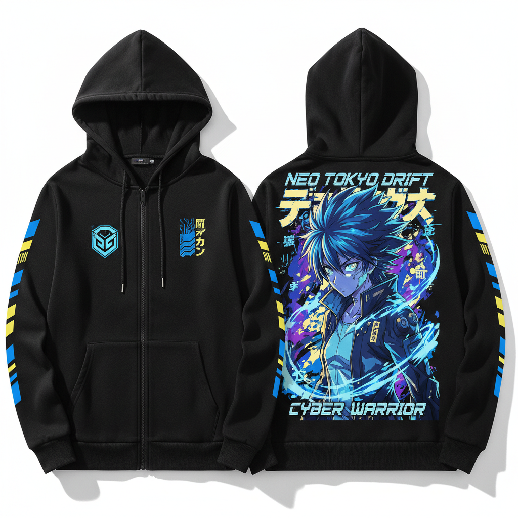 Anime Zip-Up Hoodie