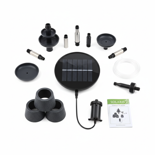 Solar Powered Outdoor Garden Fountain
