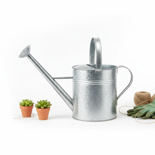 Galvanized Metal Watering Can 1.3 Gallon