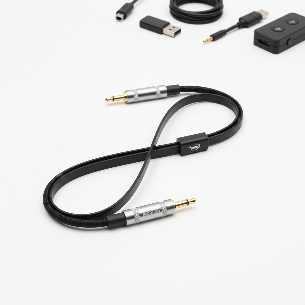 3.5mm Auxiliary Audio Cable for Car 6-Foot