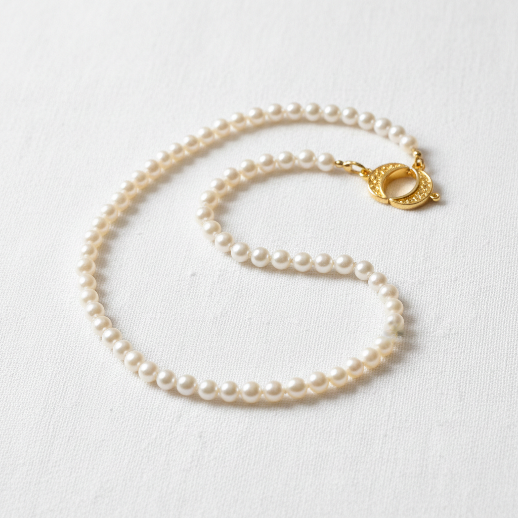 Aesthetic Pearl Choker Necklace