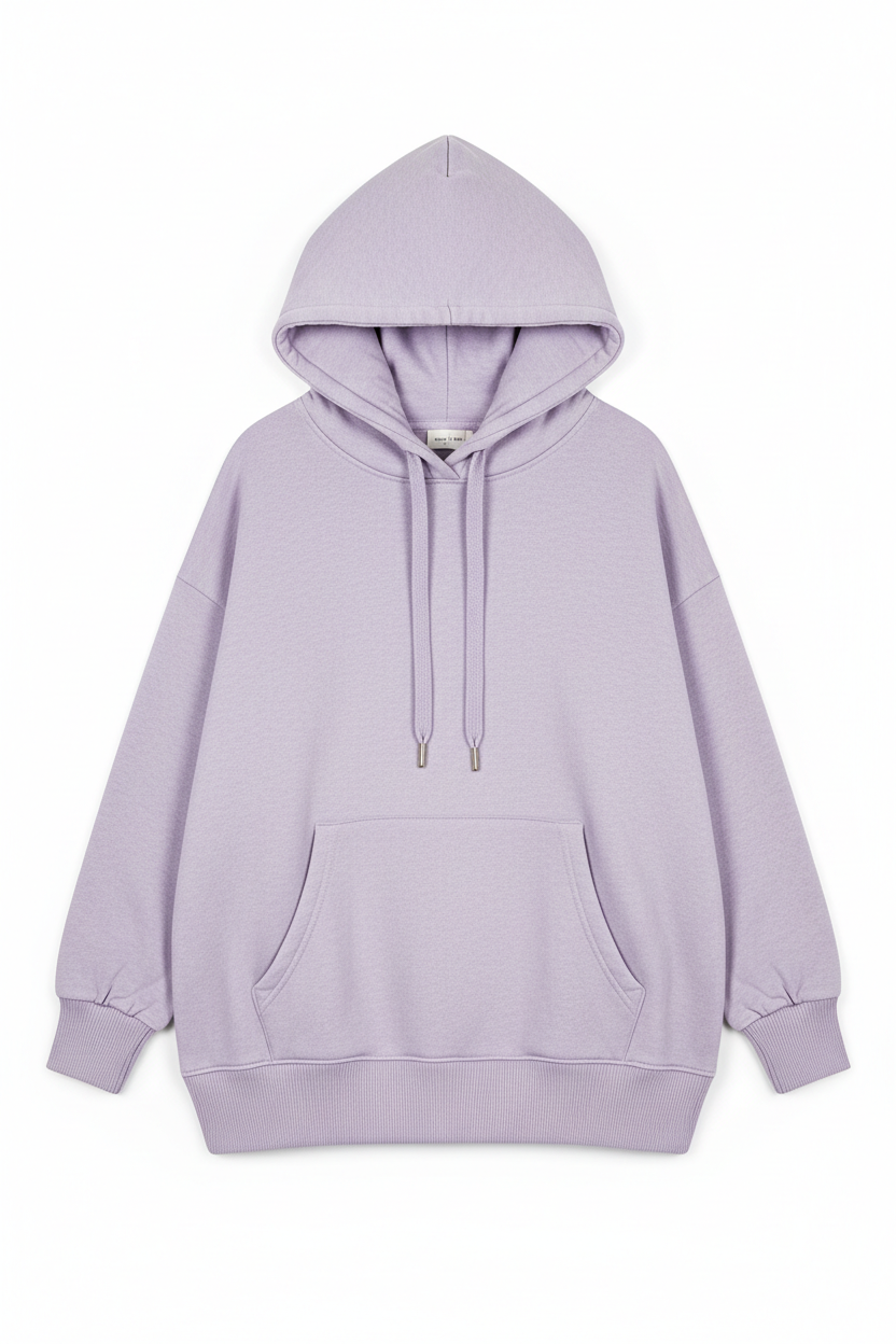 Women's Oversized Pastel Pullover Hoodie