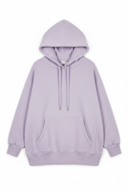 Women's Oversized Pastel Pullover Hoodie
