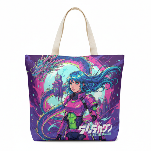 Anime Graphic Tote Bag