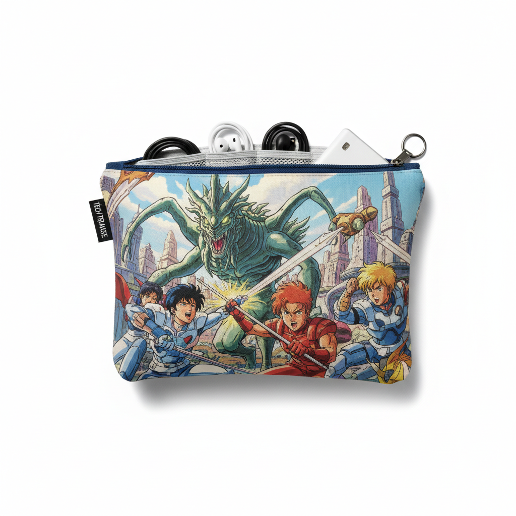 Anime Travel Zip Pouch (Large)