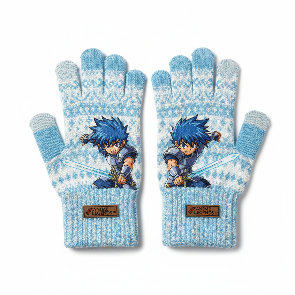 Anime Fingerless Gloves