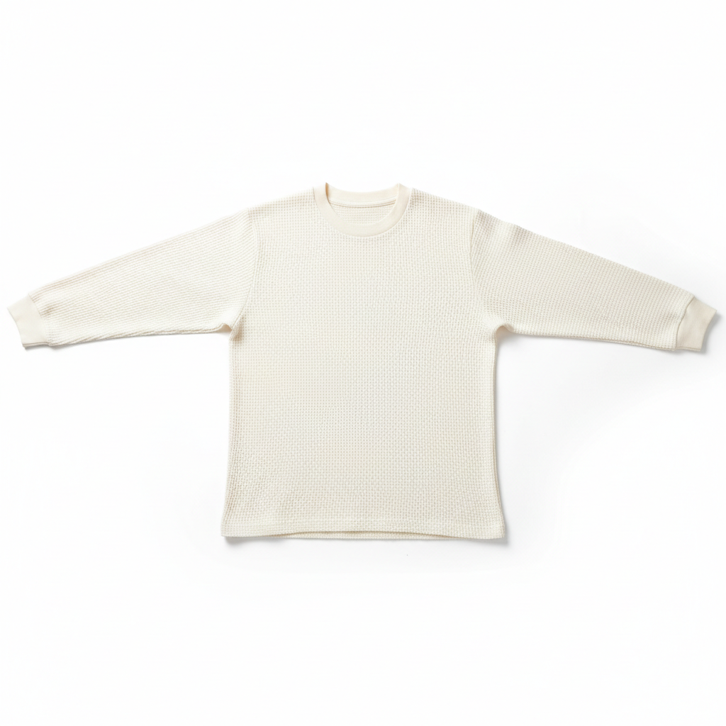 Men's Waffle Knit Thermal Long Sleeve Shirt