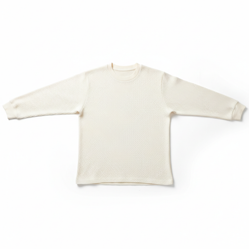Men's Waffle Knit Thermal Long Sleeve Shirt