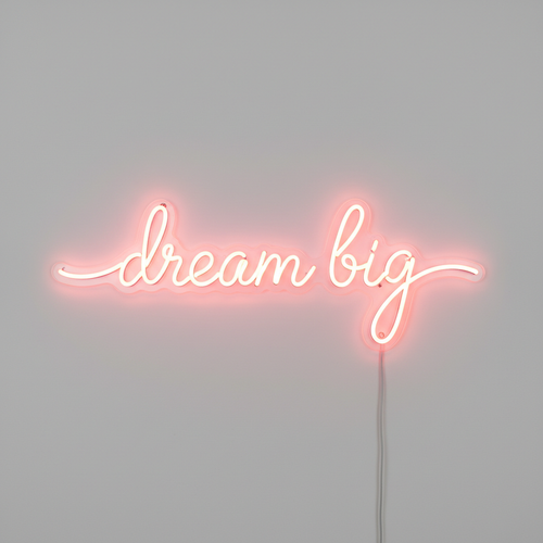LED Neon Sign Light Cursive Wall Decor