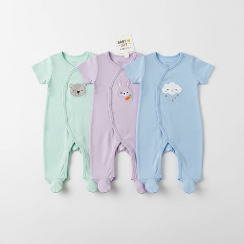 Baby Romper Jumpsuit Set 3pc