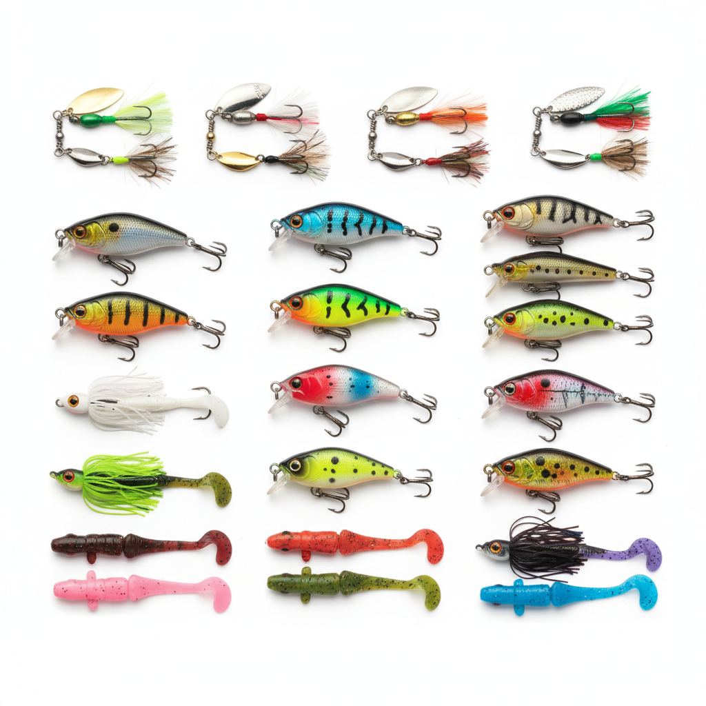 Fishing Lure Set 20pc Assorted