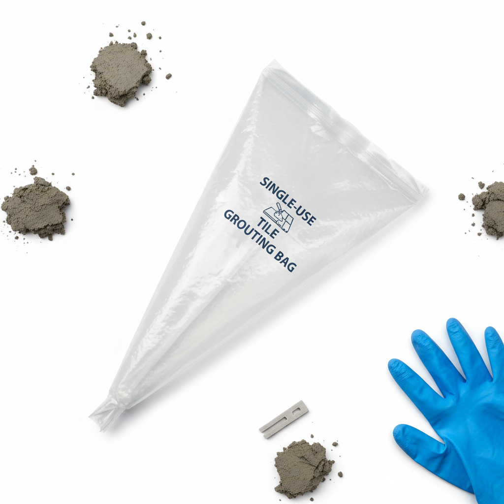 Disposable Plastic Grout Bags 5-Pack