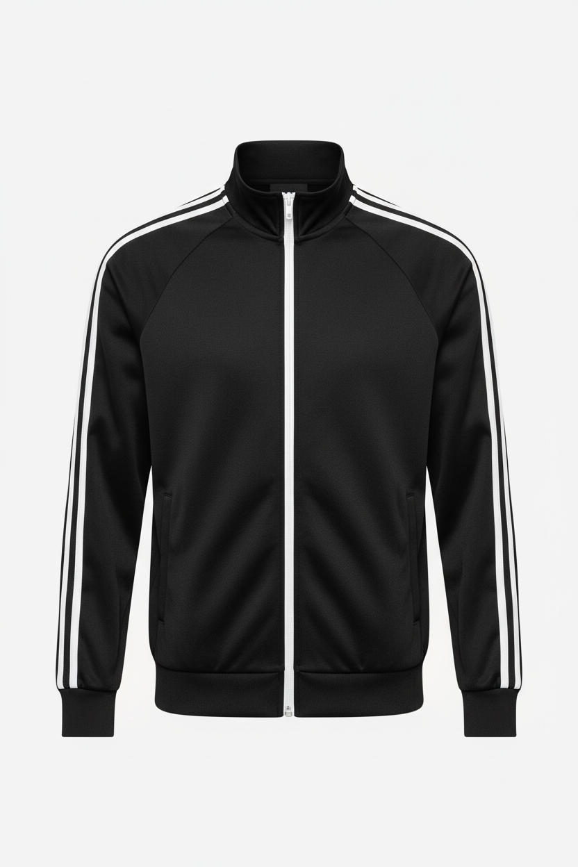 Men's Athletic Zip-Up Track Jacket