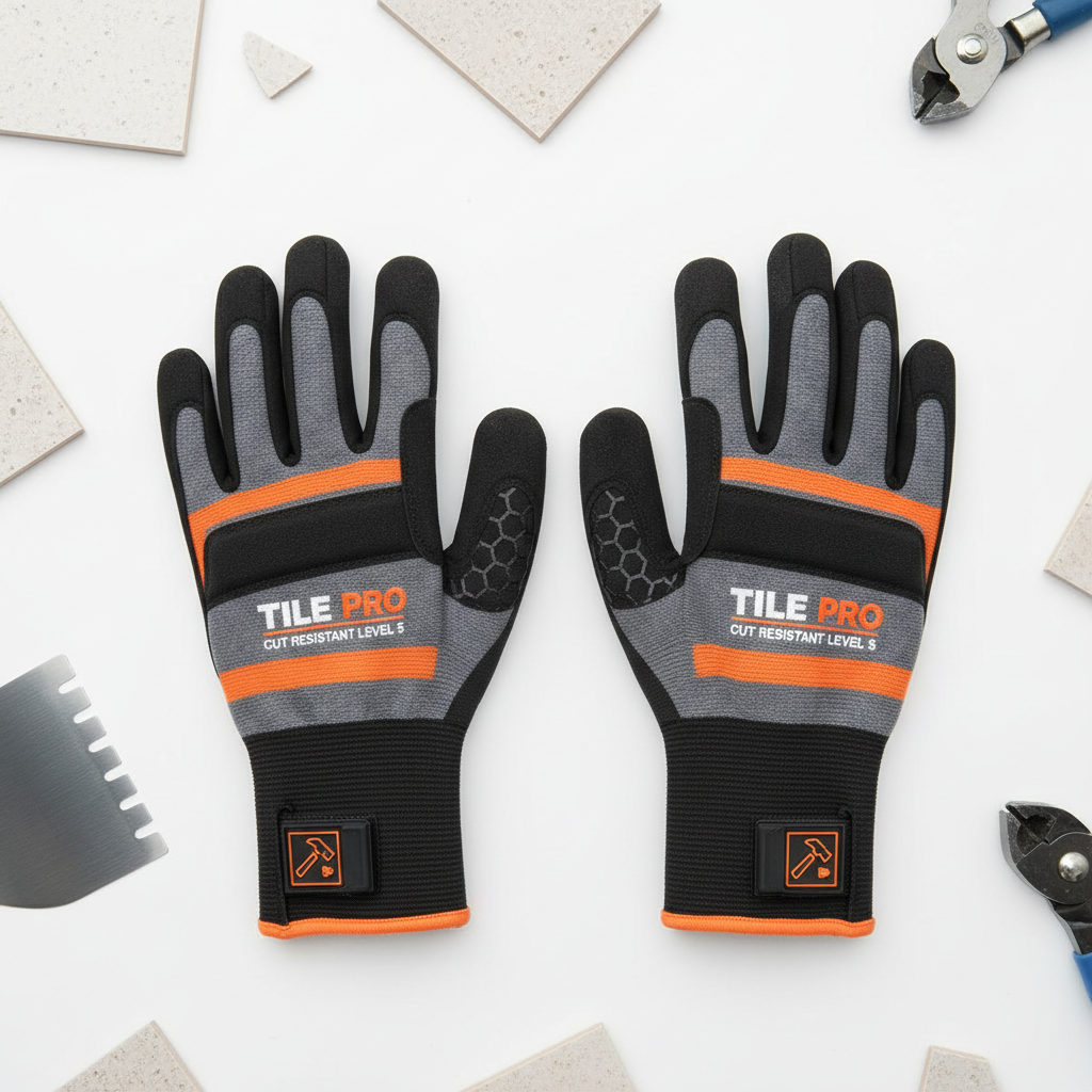 Cut-Resistant Work Gloves for Tile