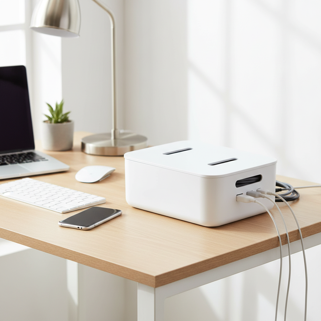 Desk Cable Management Box