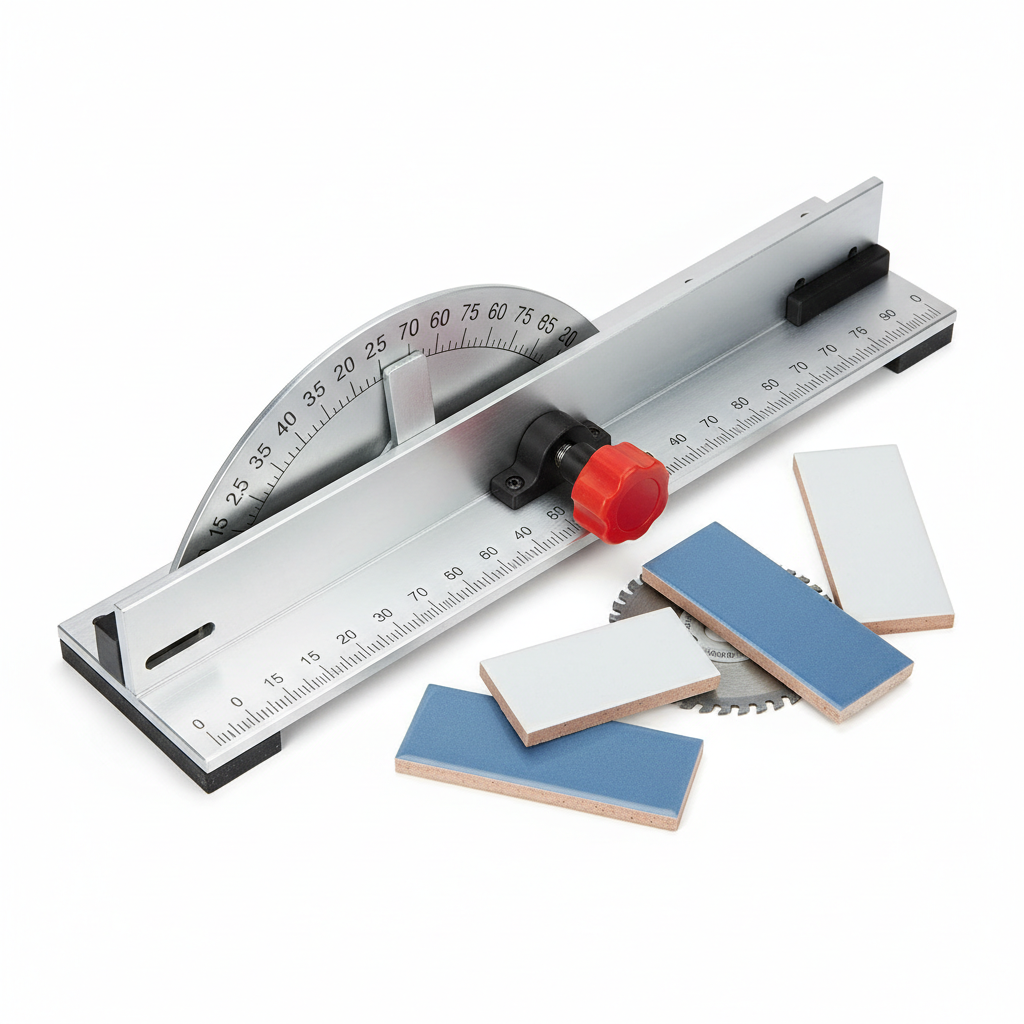Tile Saw Miter Angle Guide