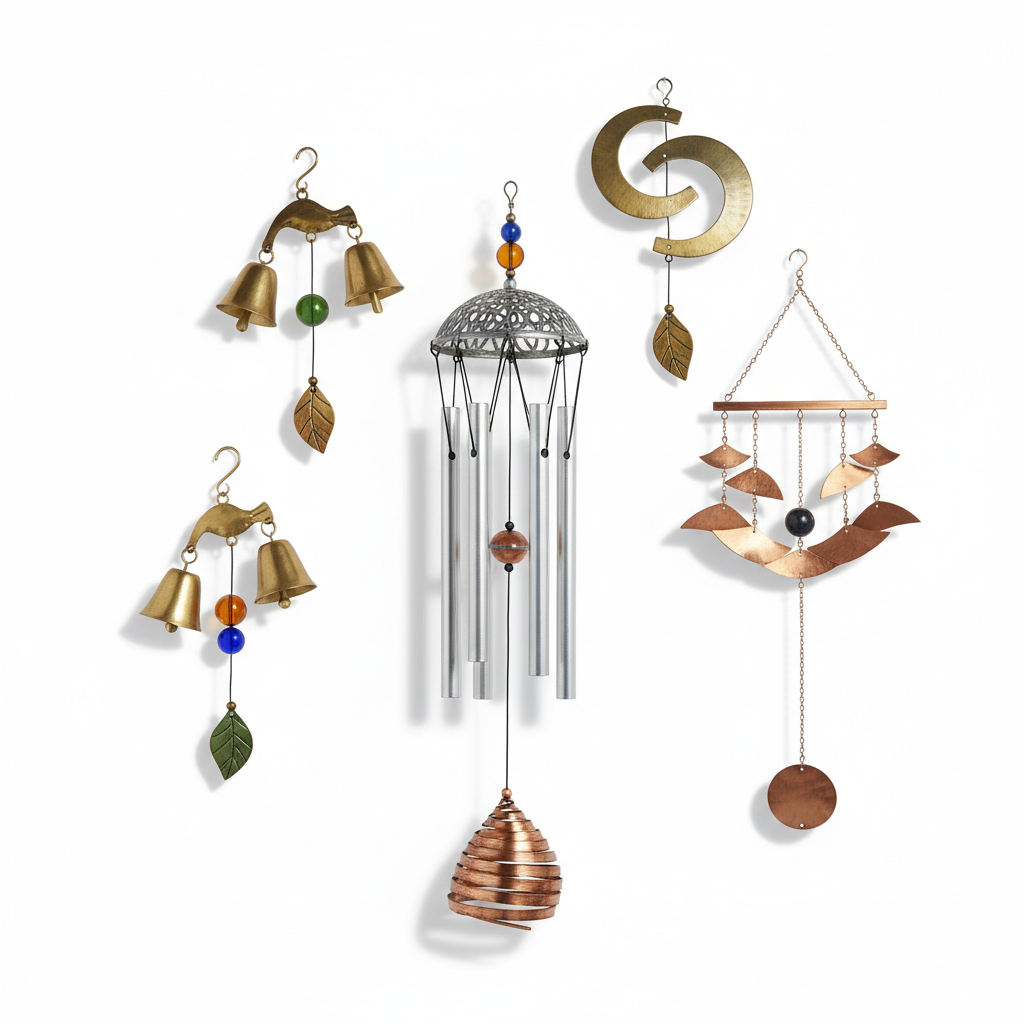 Metal Outdoor Wind Chimes 36-Inch