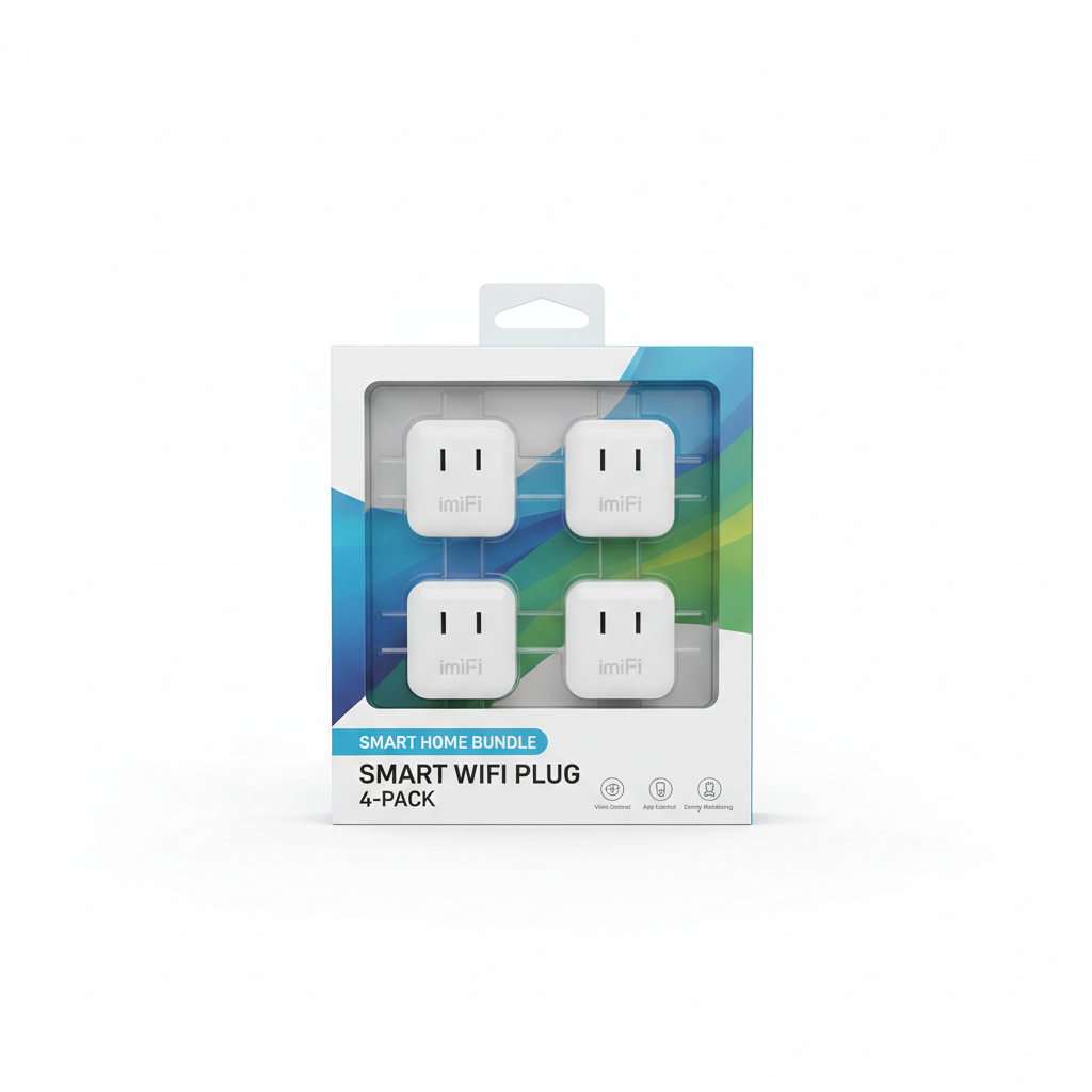 Smart WiFi Plug 4-Pack
