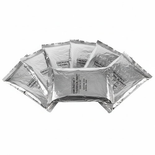 Emergency Mylar Survival Blanket Set 5pc