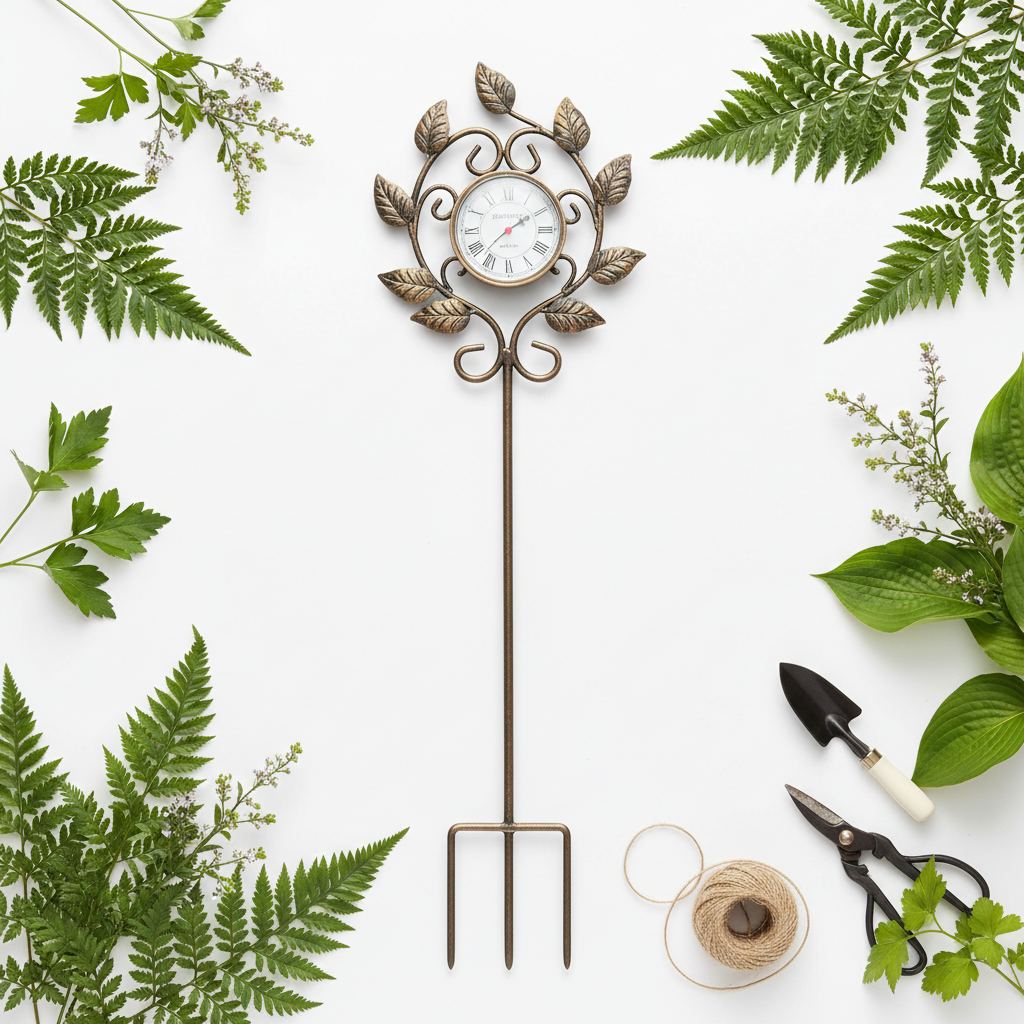 Decorative Outdoor Garden Thermometer Stake