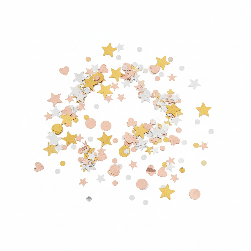 Glitter Confetti Table Scatter Set