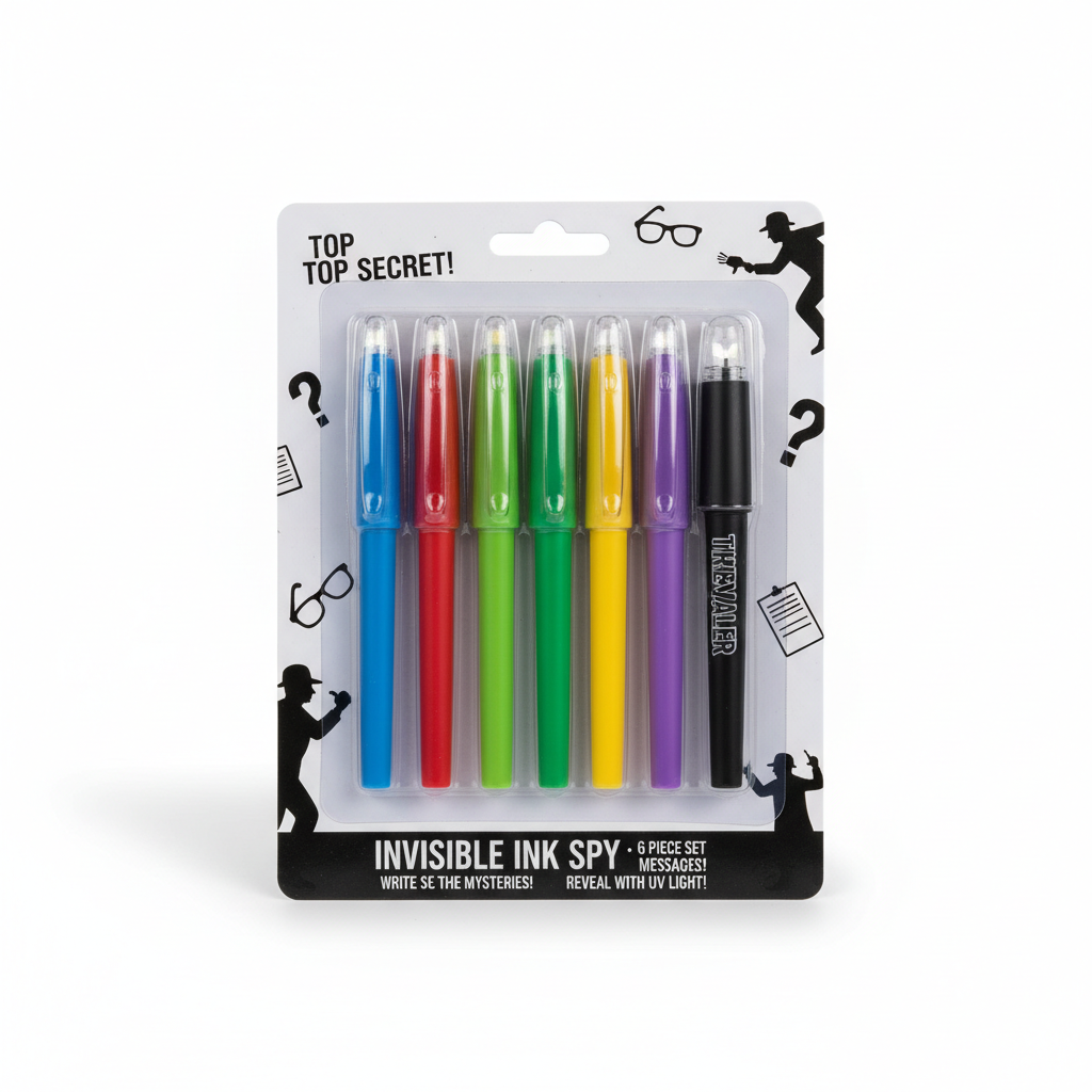 Invisible Ink Pen Set 6pc
