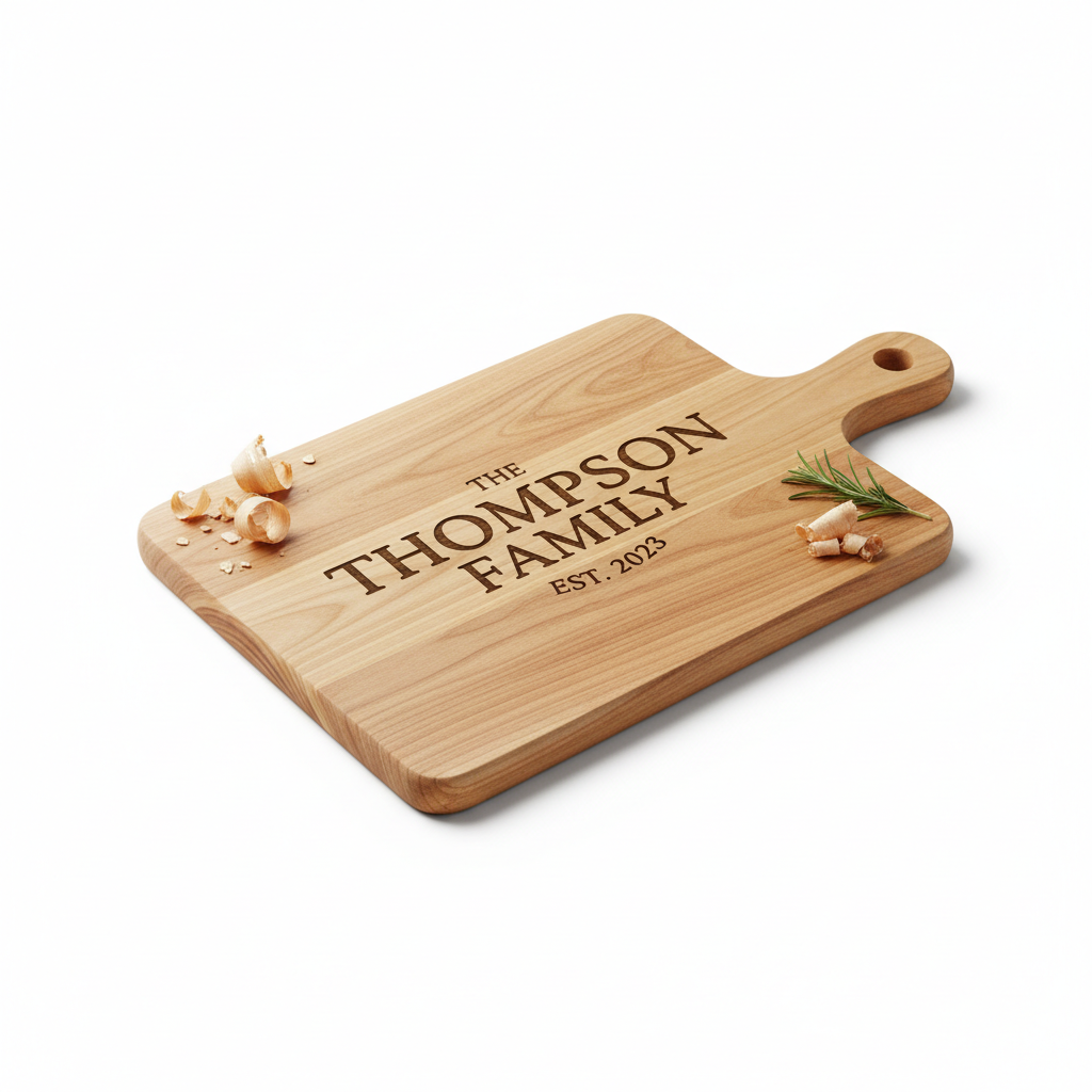 Personalized Engraved Wooden Cutting Board