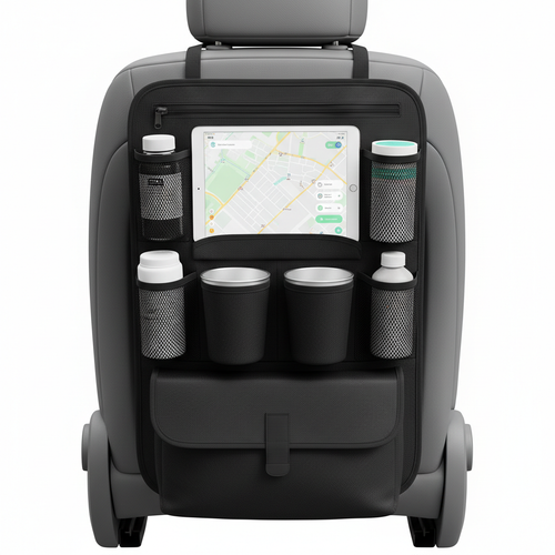 Car Seat Back Organizer with Tablet Holder