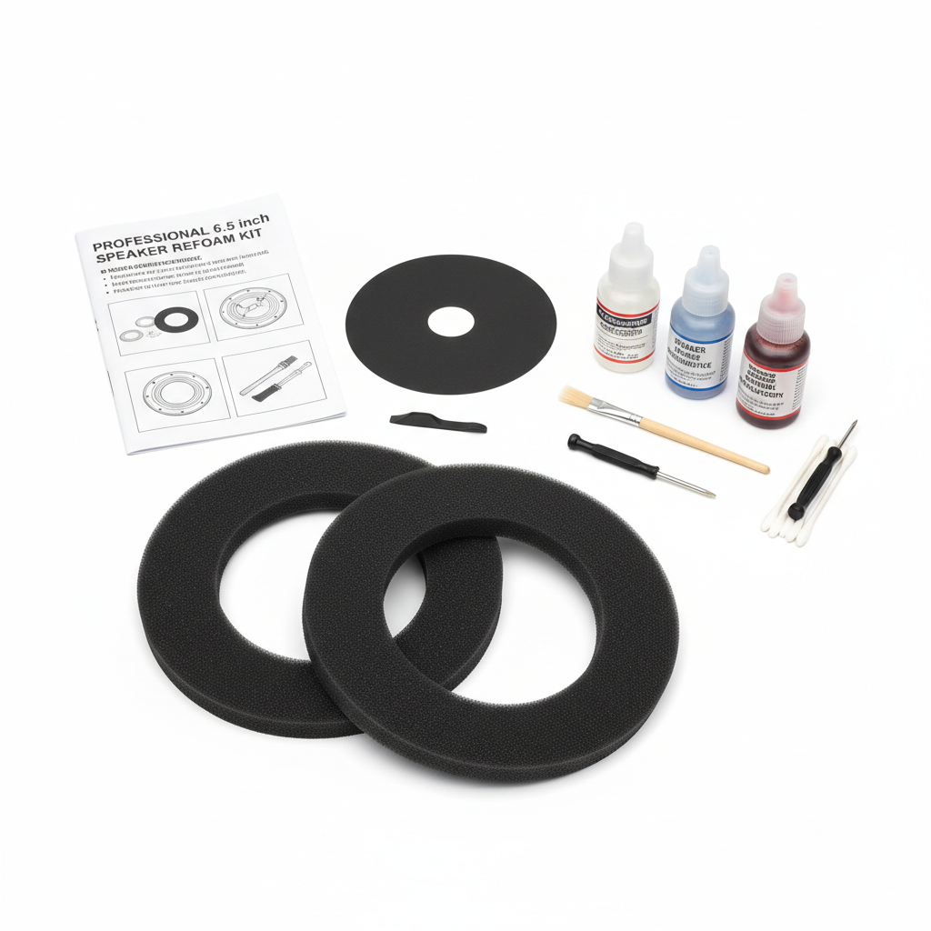 6.5-Inch Speaker Foam Surround Repair Kit